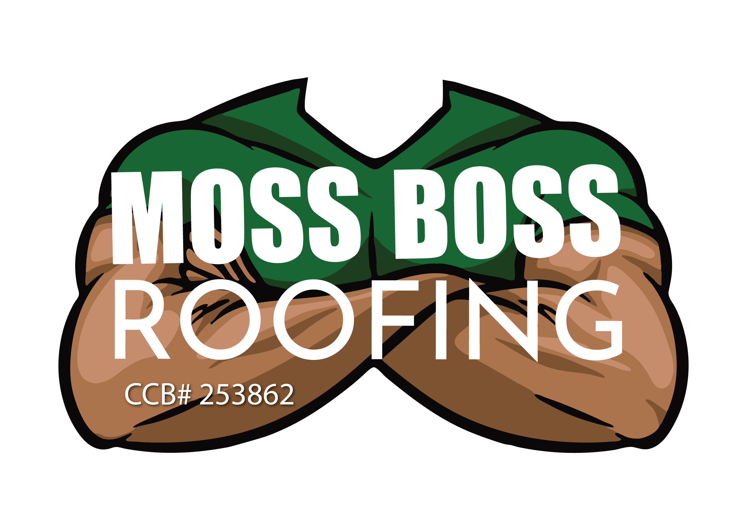 Moss Boss Roofing logo, residential roofing contractor in Salem, Oregon