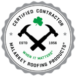 Malarkey Certified Contractor badge for Moss Boss Roofing in Oregon