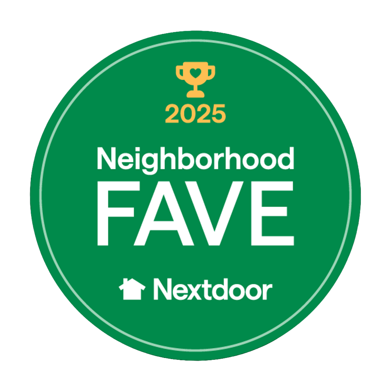 Roofing Company in Salem Oregon Moss Boss Roofing Salem Oregon Moss Boss Roofing Nextdoor Neighborhood Fave 2025 award badge